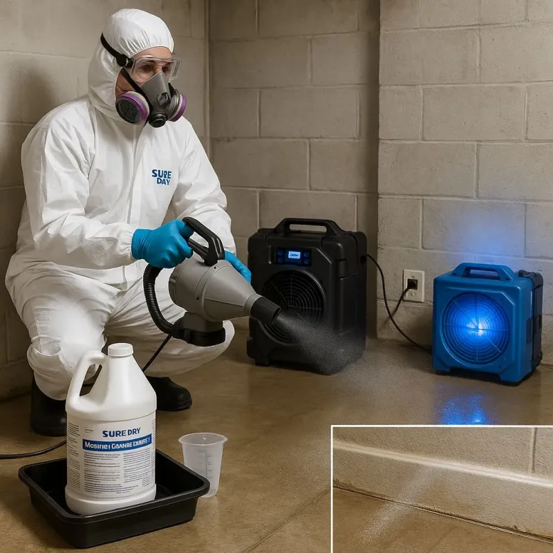 Sanitization and Odor Removal process in Forestville, CA